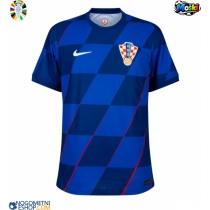 Moški Nogometni dresi Hrvaška Gostujoči EP 2024 Kratek Rokav